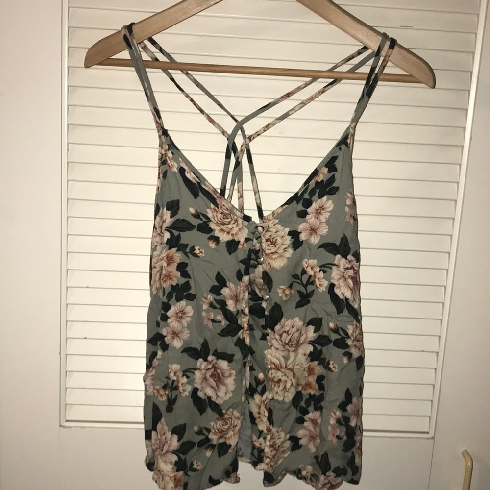 floral tank top